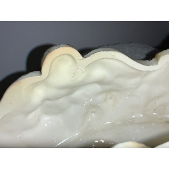 Ceramic Dish/Planter Centerpiece Ornate by Acson Japan Gold Color scroll floral - Picture 6 of 8